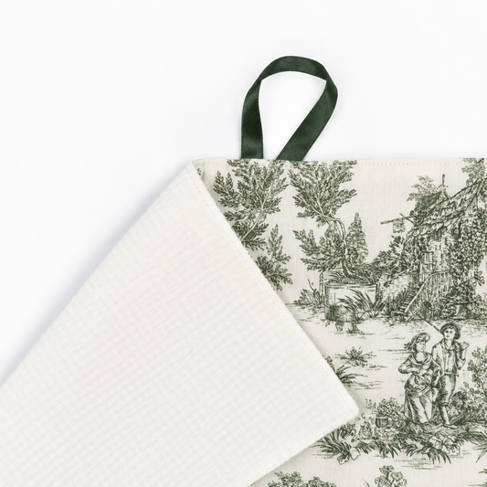 3 en 1 personnalisable Animalier - Lange + Doudou + Attache tétine