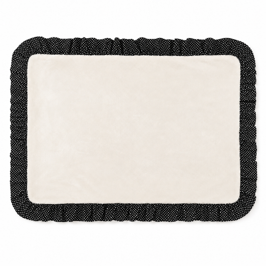 Couverture bébé Pois — Fait main & personnalisable