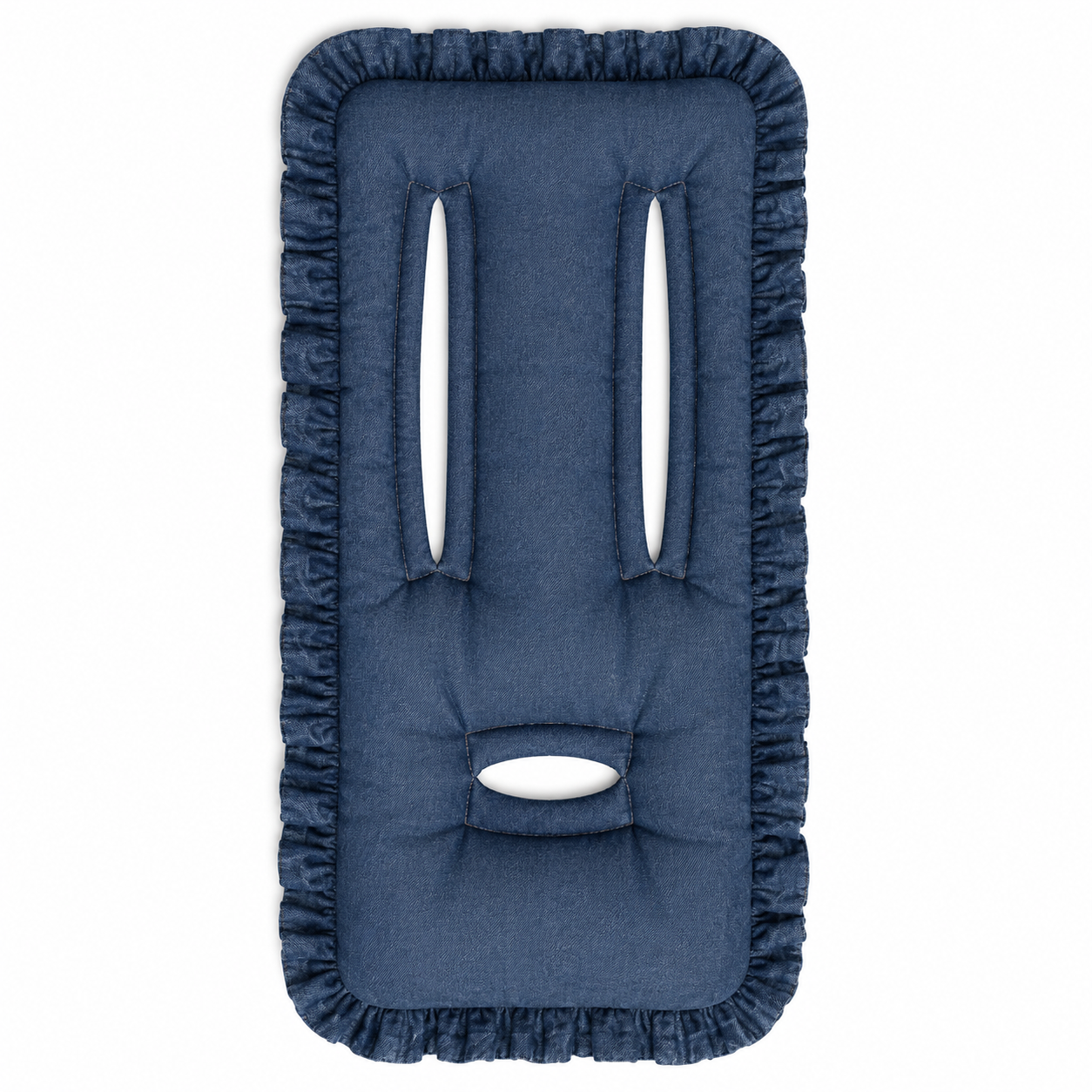 Matelas à poussette Jeans — Fait main & personnalisable