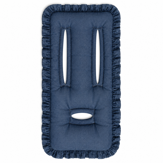 Matelas à poussette Jeans — Fait main & personnalisable