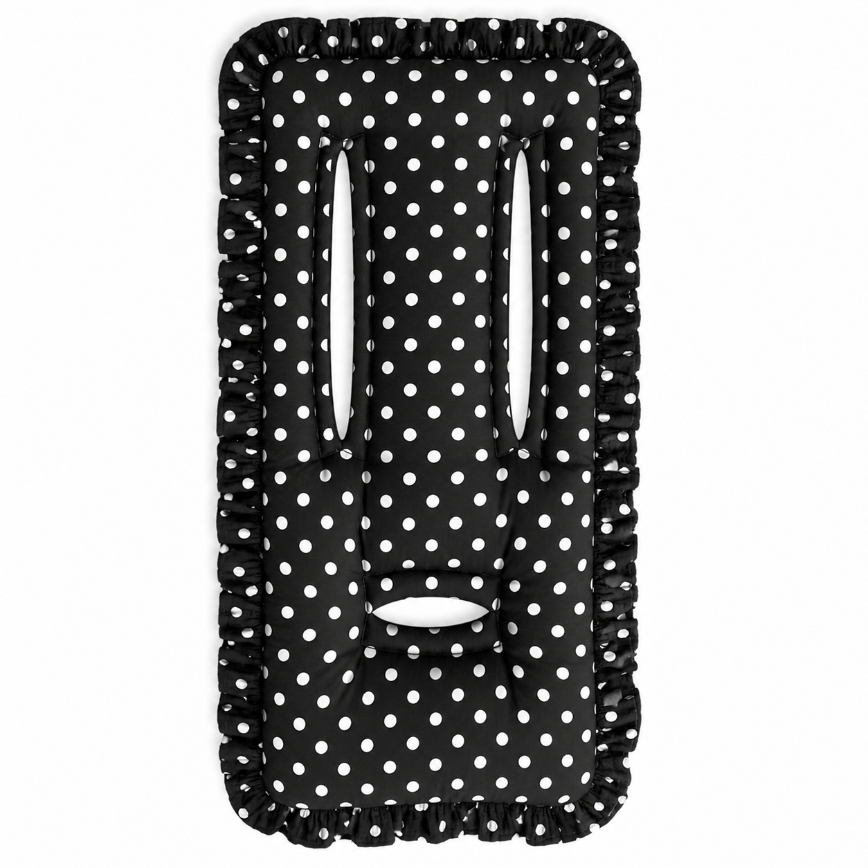 Matelas à poussette Pois — Fait main & personnalisable