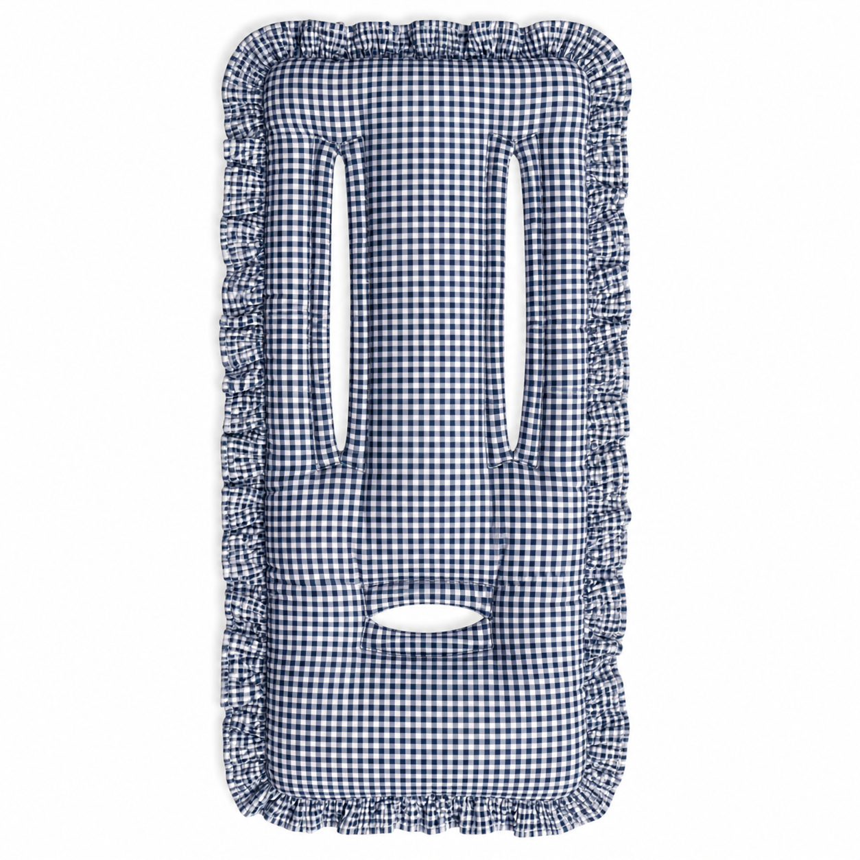 Matelas à poussette Vichy & Burberry — Fait main & personnalisable